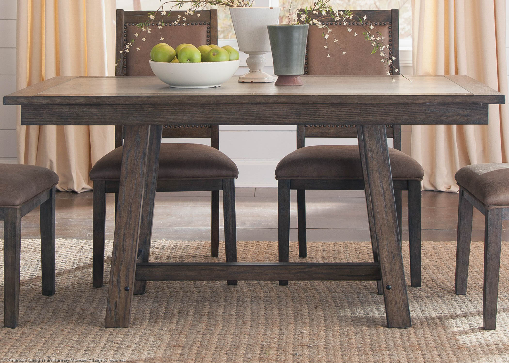 Greystone Casual Table Pic 1 (Heading Trestle Table 1)